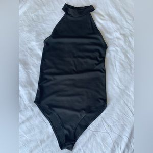 ZARA black high neck bodysuit